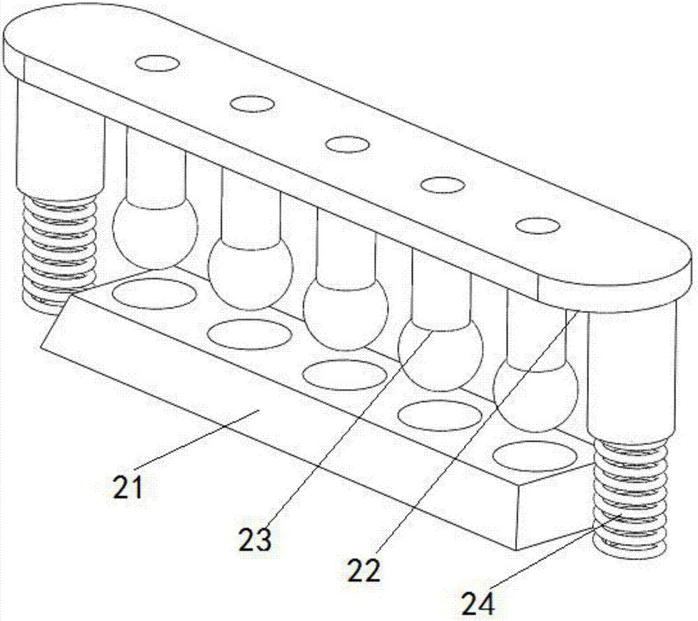 Regulation control mechanism of twin-drum take-up machine based on elastic base