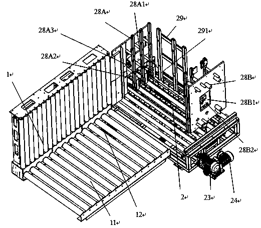 A control system and control method for carton feeding and scraping