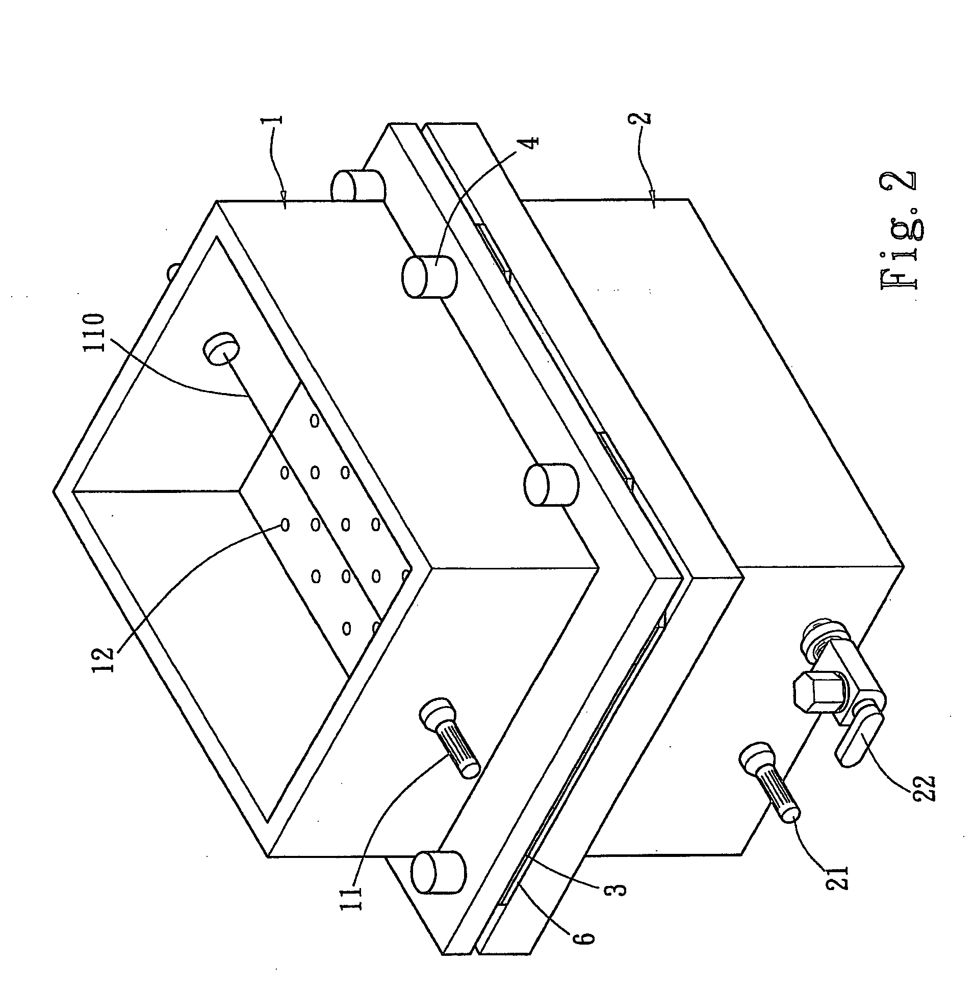 Electric driven protein immobilizing module and method