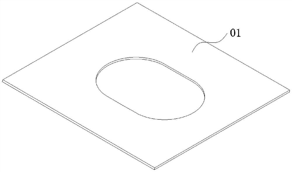 A docking tool for hull reinforcement ring