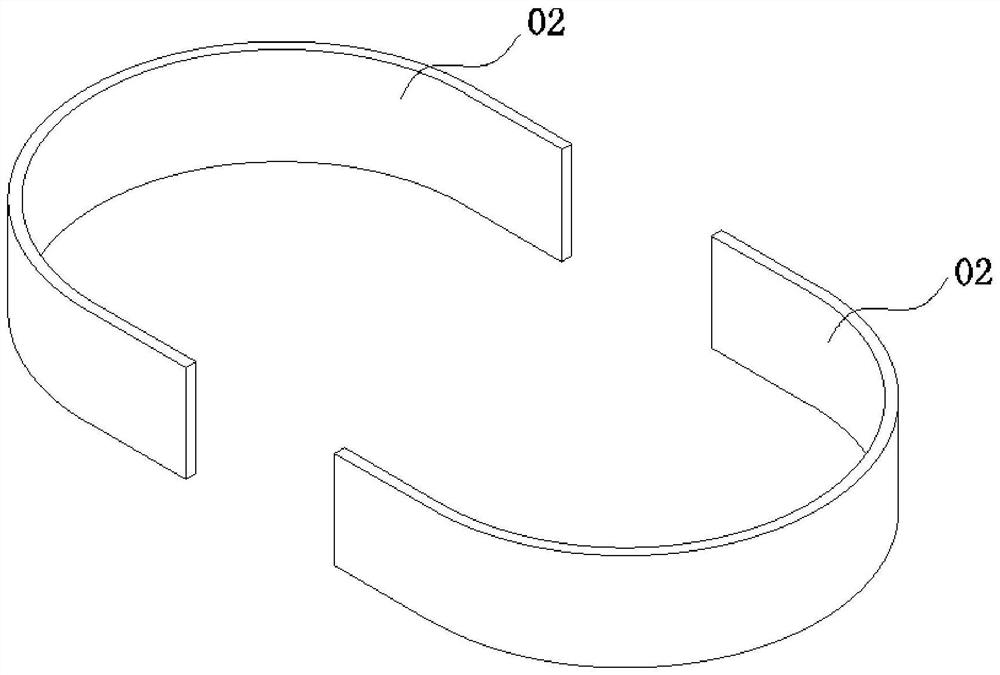 A docking tool for hull reinforcement ring