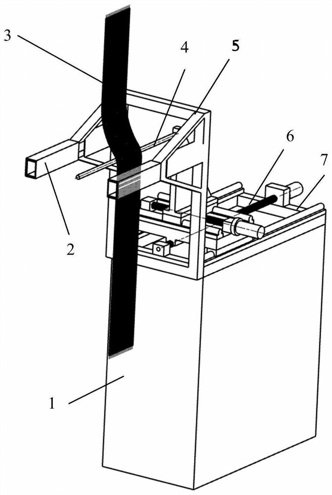 An automatic hanging device for propellant and explosive sticks