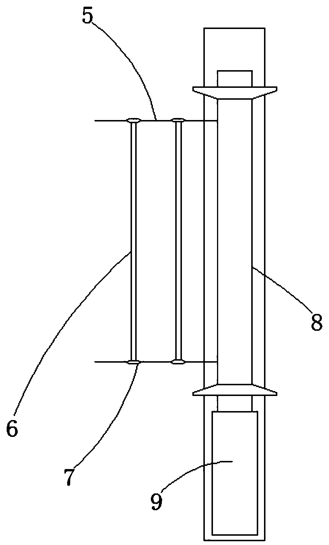 Lifting appliance structure with moving and locking function