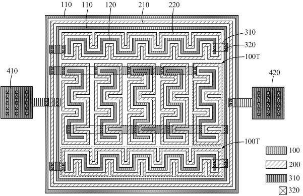 Test structure and its test method