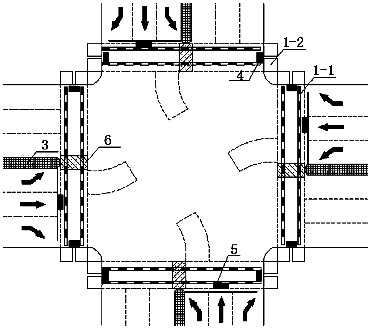 Pedestrian safety crossing facility and control method