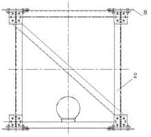 Climbing belt self-hoisting system of large-sized movable-arm tower crane