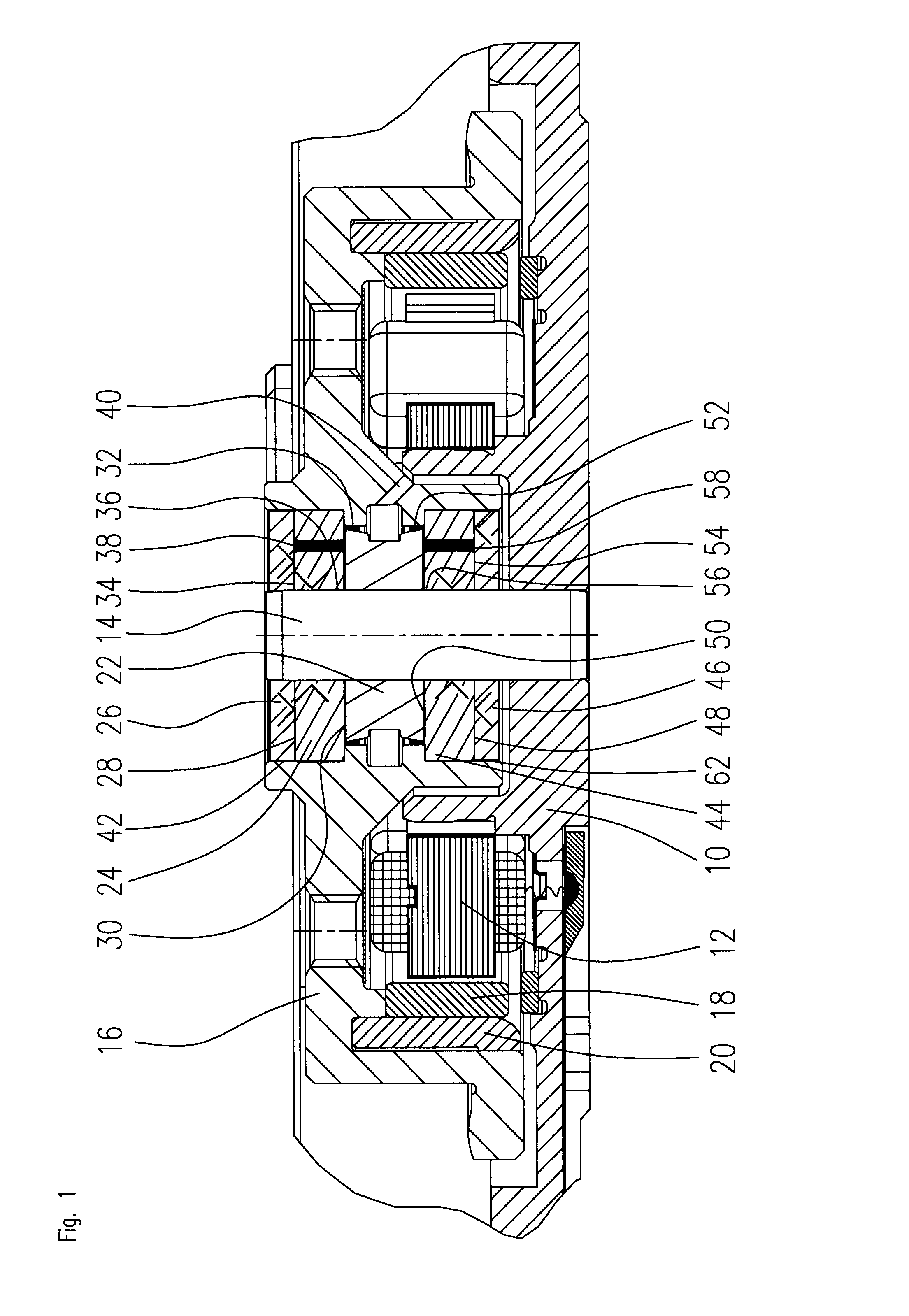 Spindle motor having a fluid dynamic bearing system