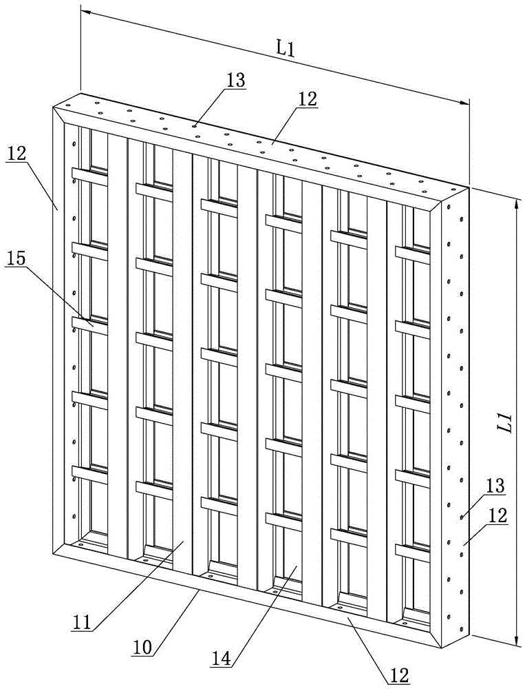 Split mounting type steel suspension box