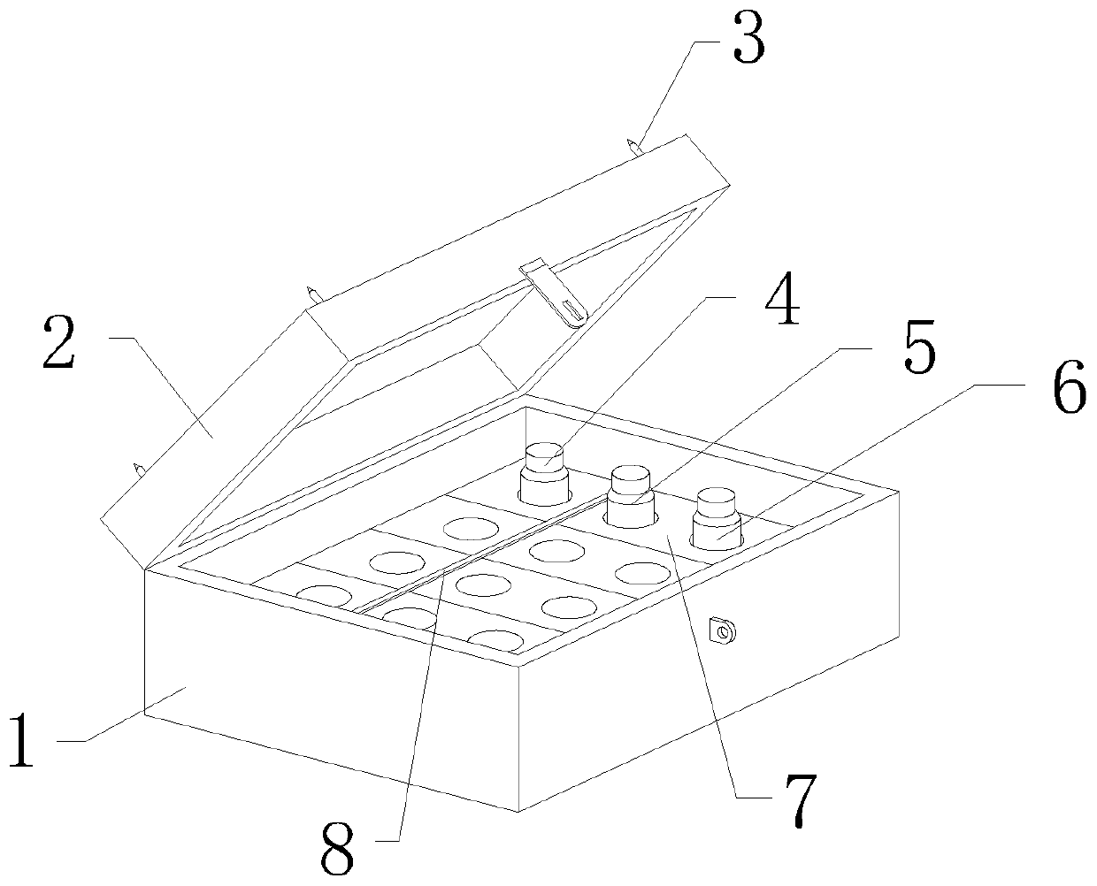 Stem cell reagent box with purification function and use method thereof