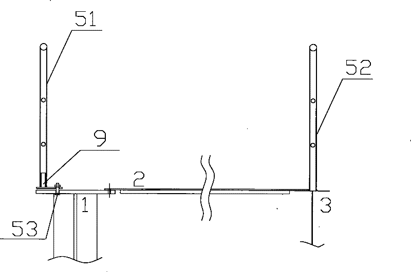 Crane beam frame construction method