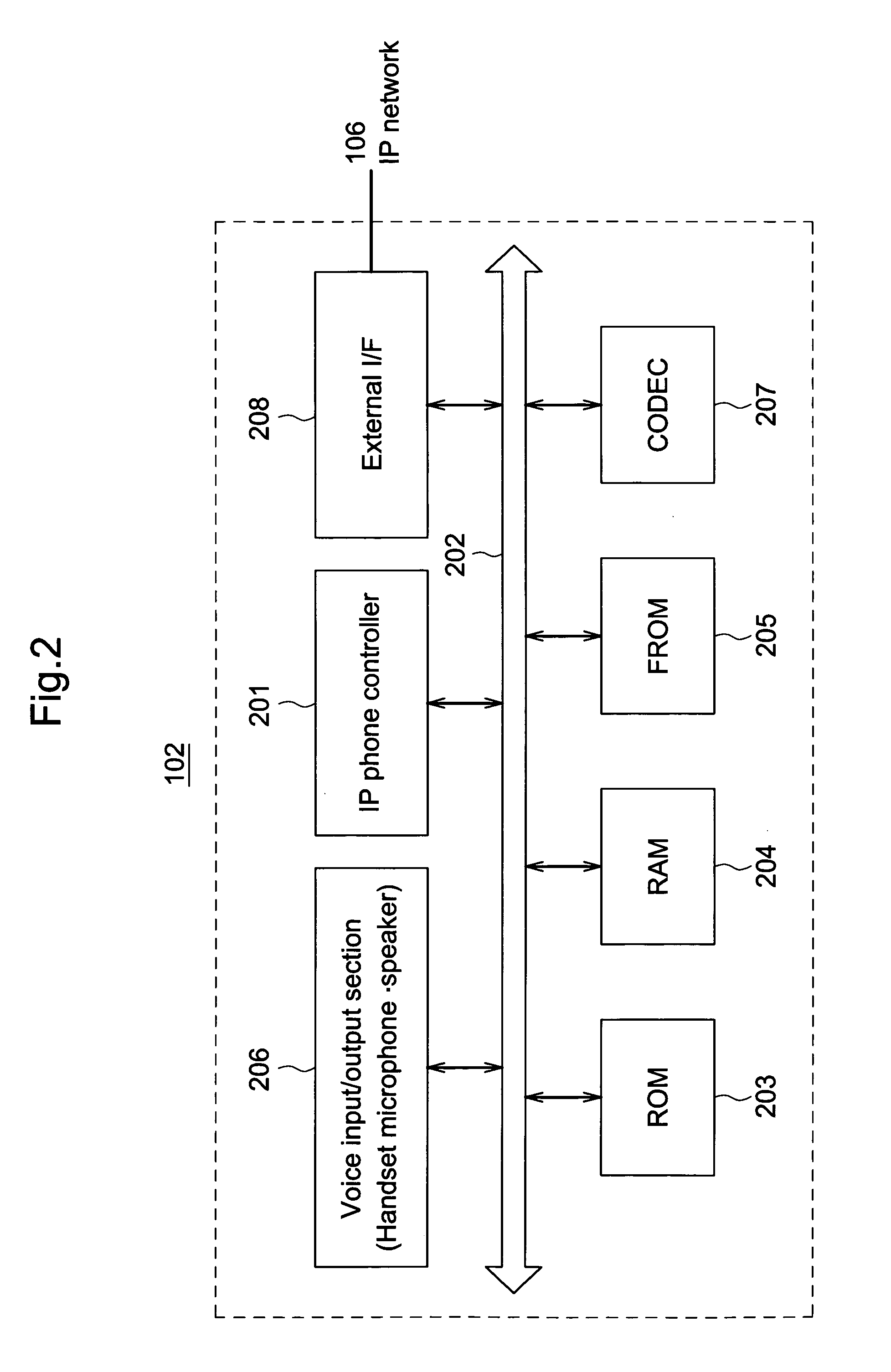 IP telephone system, IP telephone apparatus and method for recording message