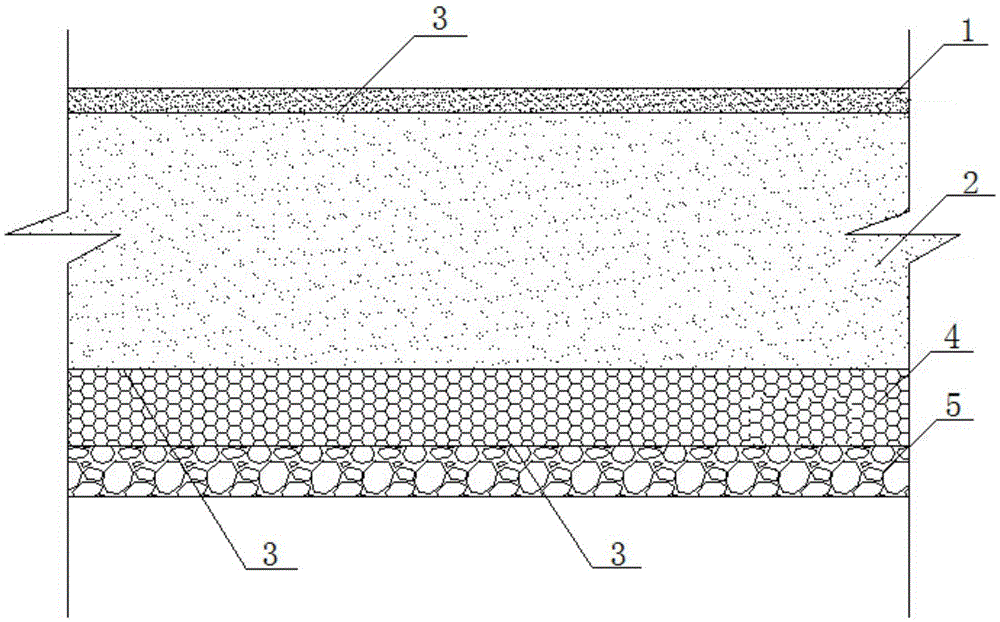 A packing structure of artificial rapid percolation system