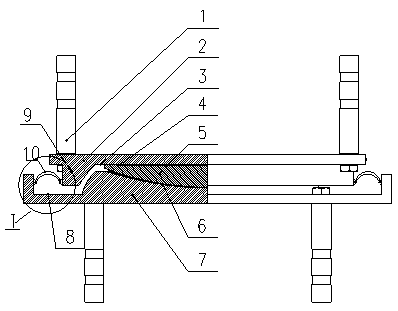 A steel damping energy-dissipating spherical steel support