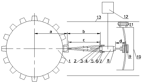 Device and method for measuring wear of scraper conveyor sprocket based on focus shape restoration