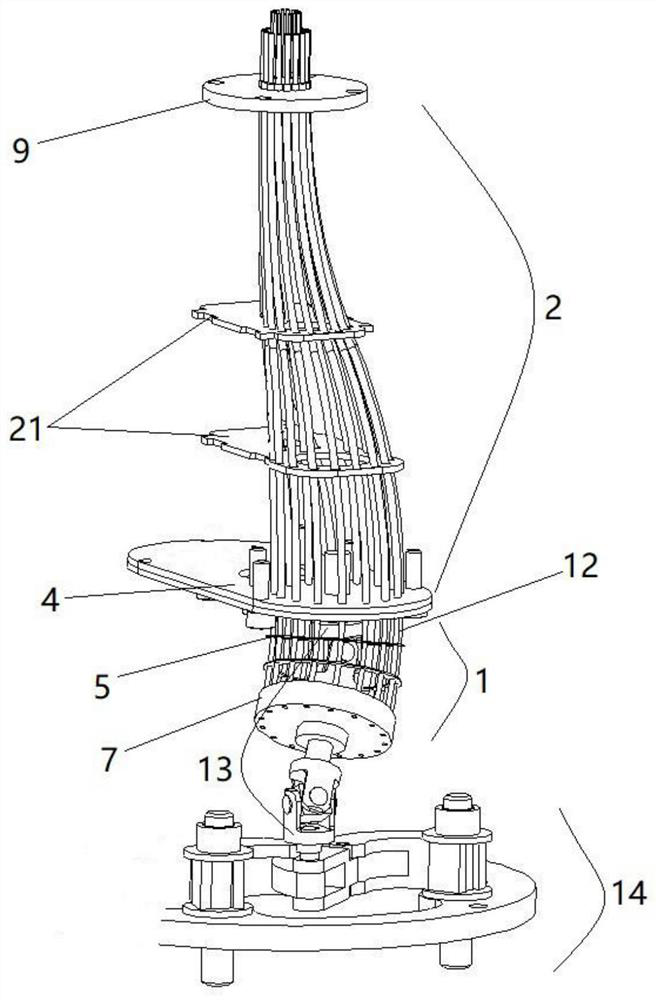 Surgical tool driving transmission system based on planar motion mechanism and surgical robot