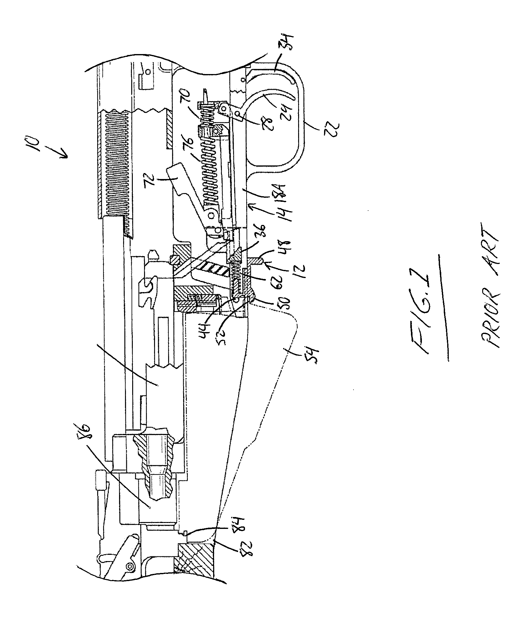 Push-Lever Magazine Release for Converting a Carbine from Clamshell Magazines to Removable Magazines