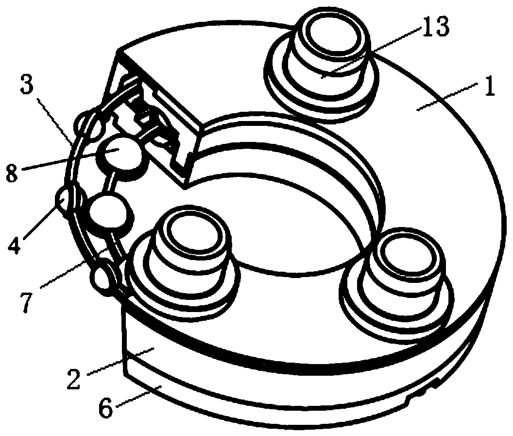 A swash plate hydraulic axial piston pump/motor heavy-duty slipper pair anti-friction disc