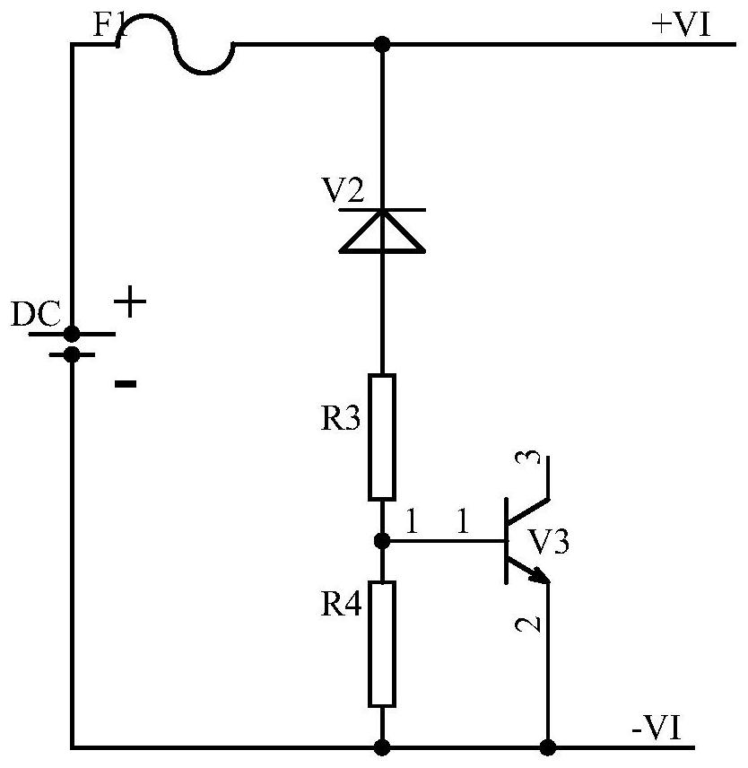 Multi-module parallel input circuit for reverse connection prevention, overvoltage and undervoltage protection and isolation startup and shutdown