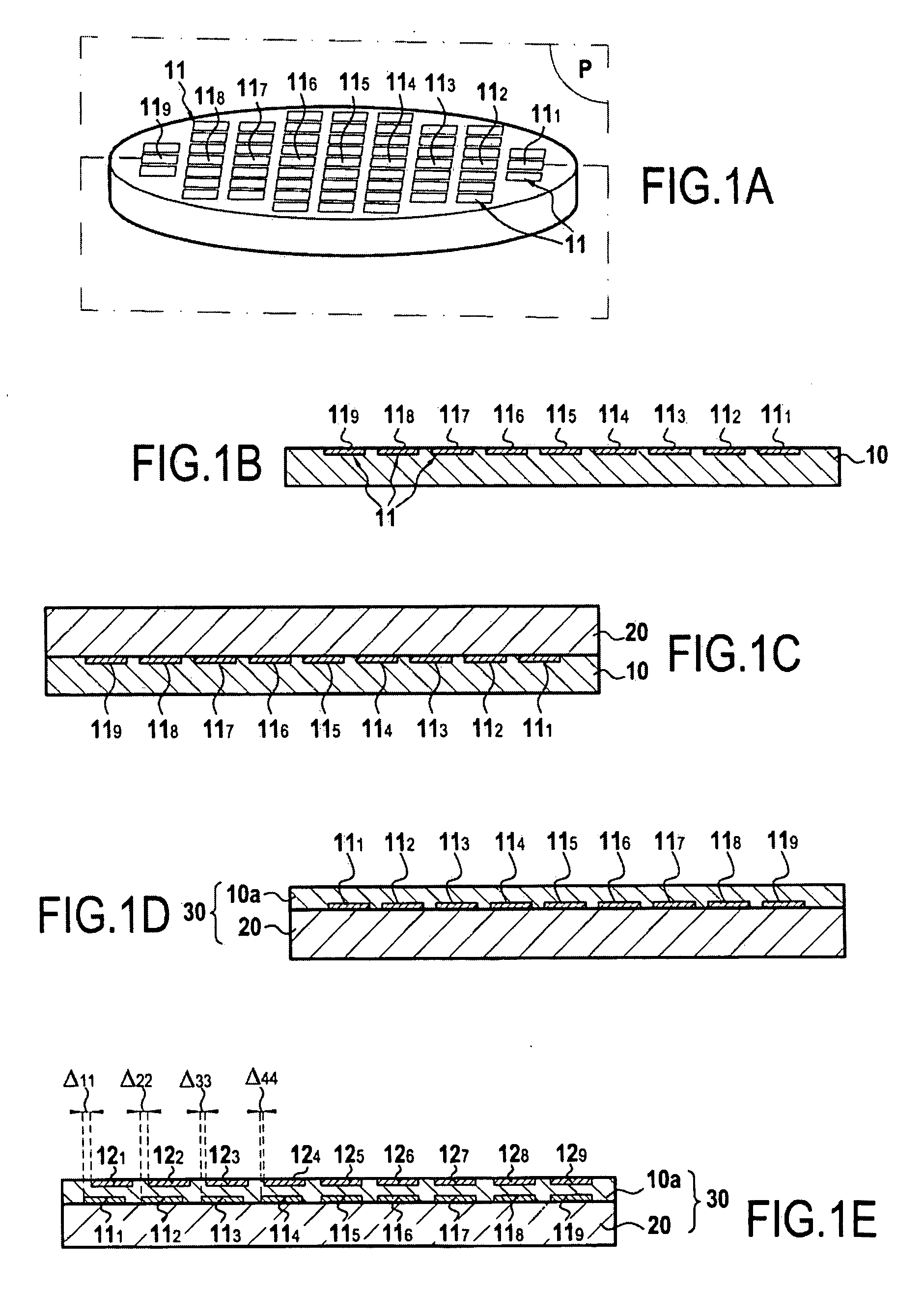 Process for assembling wafers by means of molecular adhesion