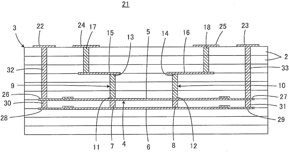 Multilayer ceramic substrate and manufacturing method thereof