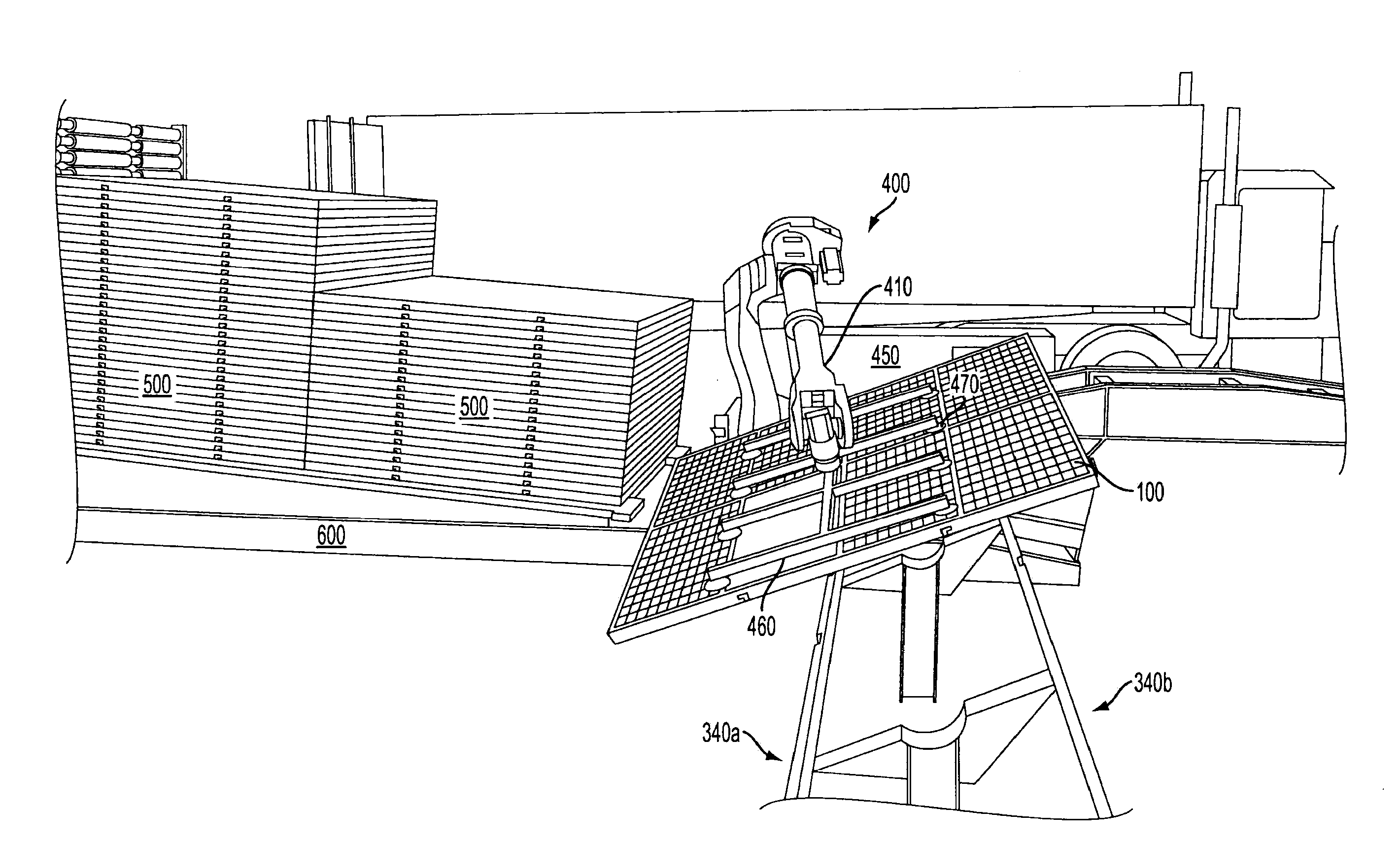 Automated installation system for and method of deployment of photovoltaic solar panels