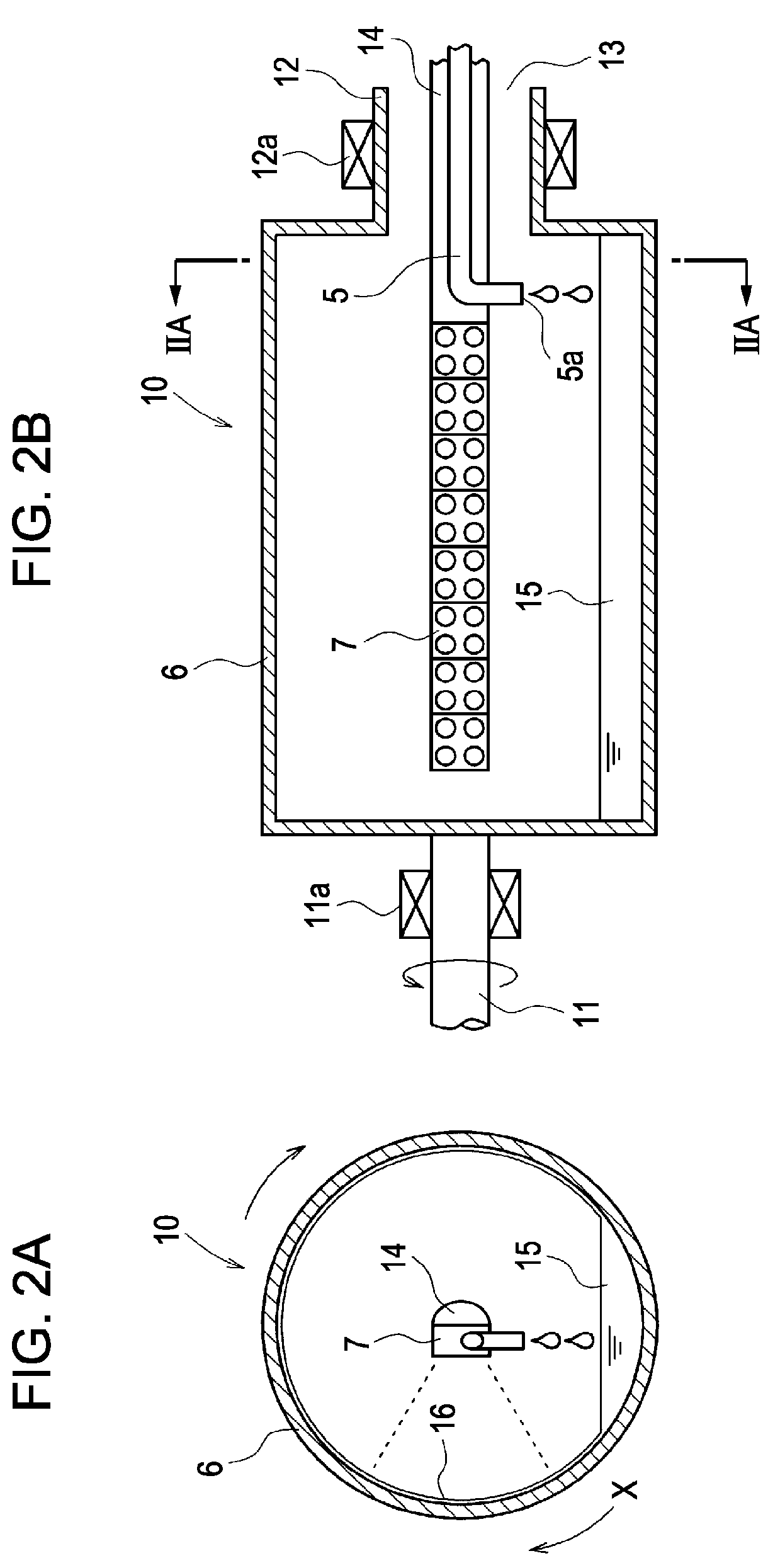 Waste liquid treating device