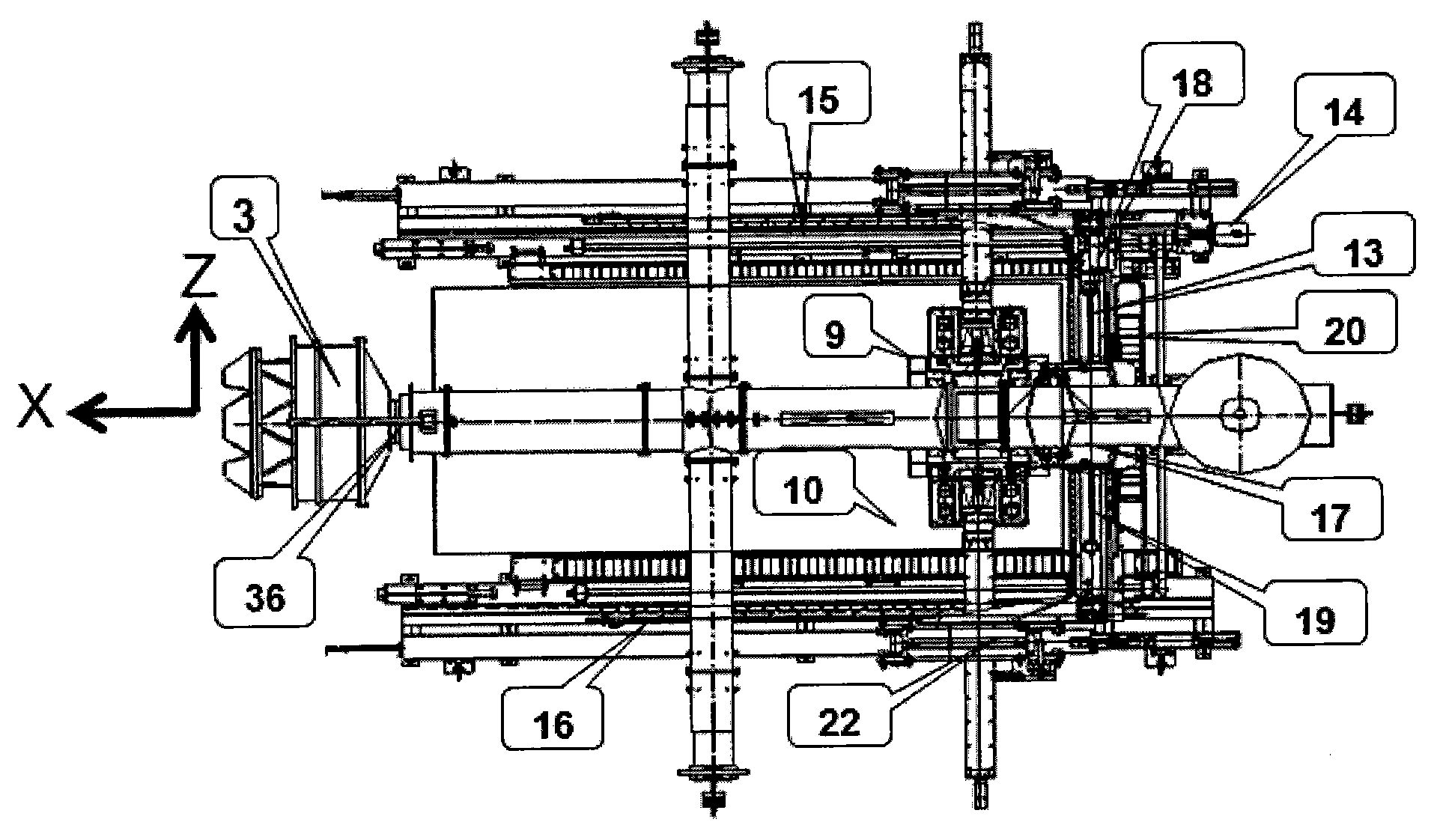Buffer testbed of space docking mechanism