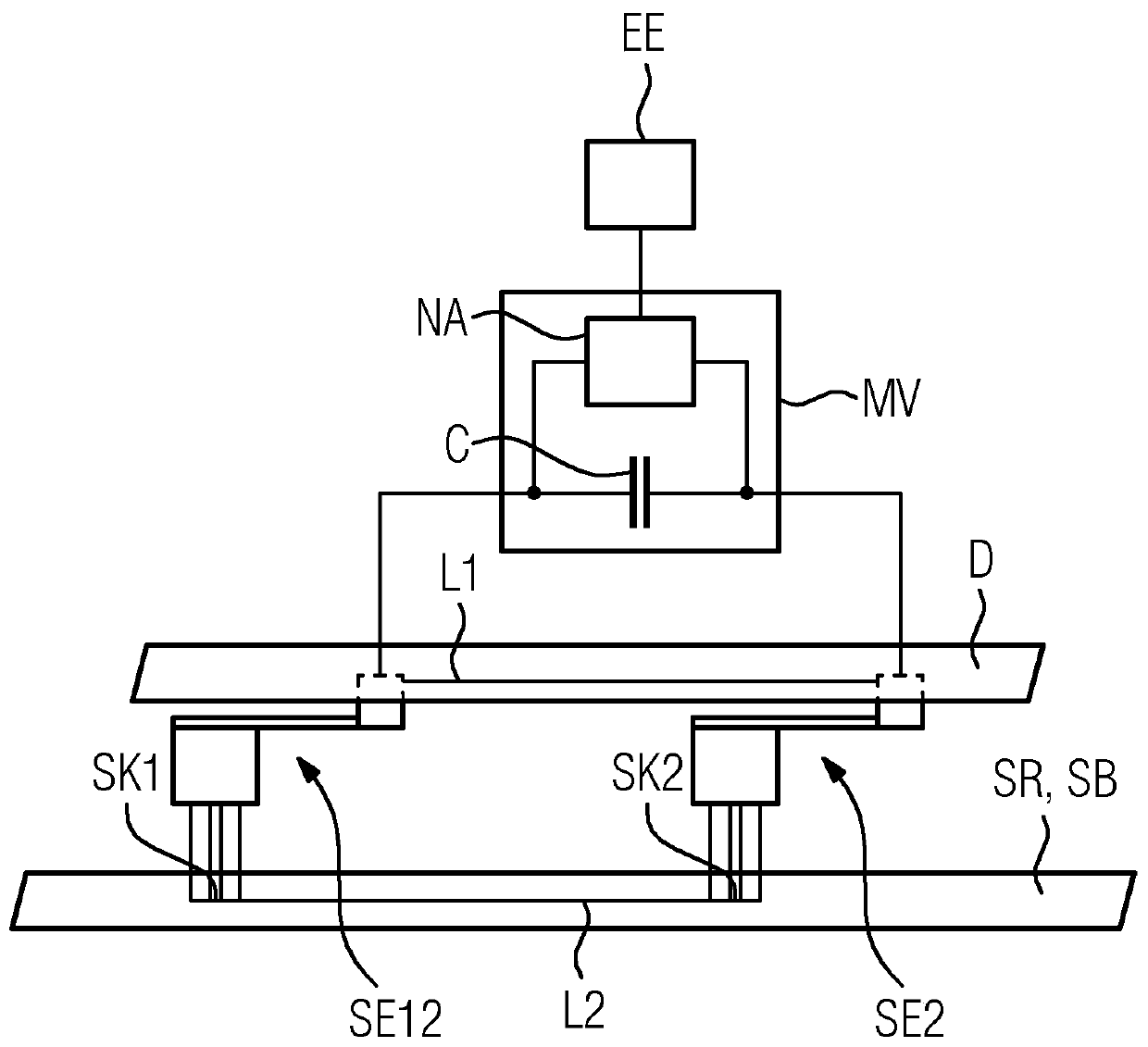 Computer tomography device and method for determining an operating state of grinding contacts in a computer tomography device