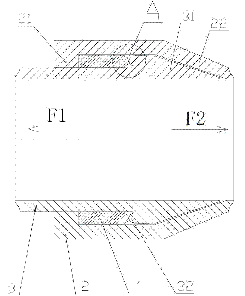 Whole type high-pressure anti-explosion seal-seal maintaining-free revolving compensator and manufacturing method thereof