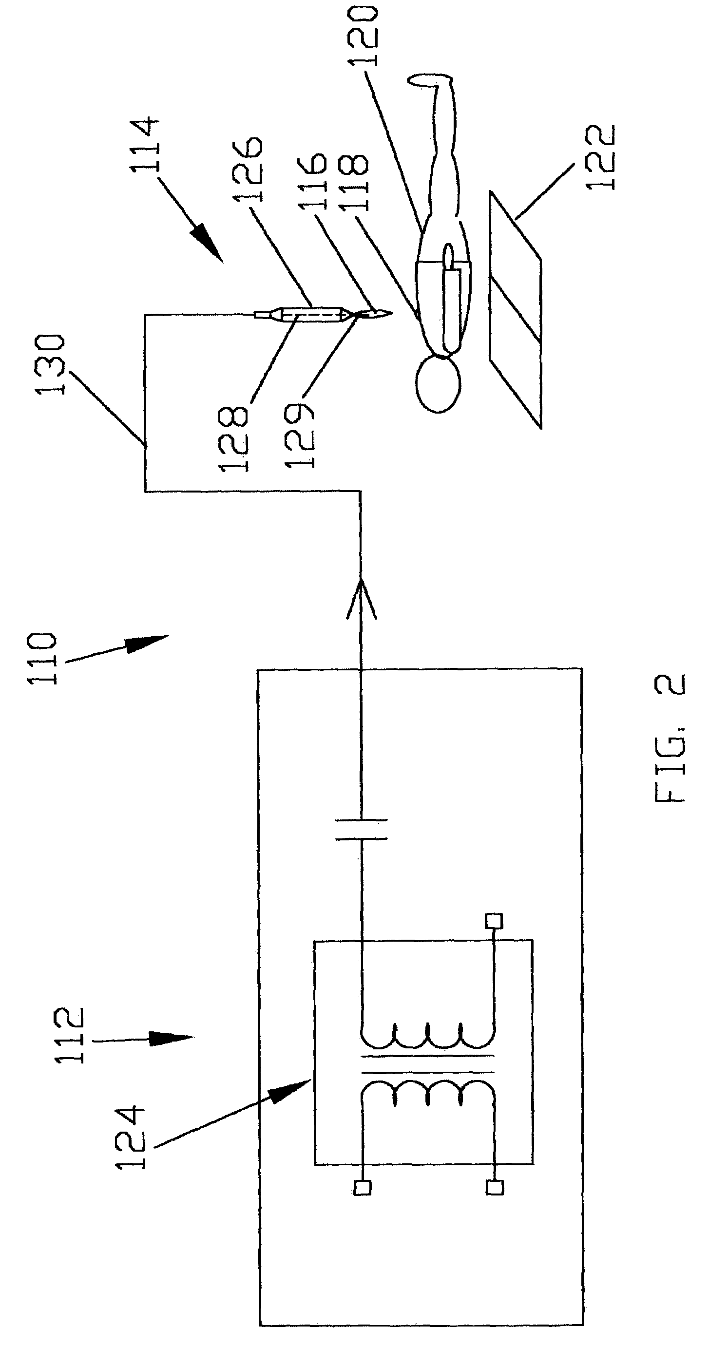 Electrosurgical device to generate a plasma stream