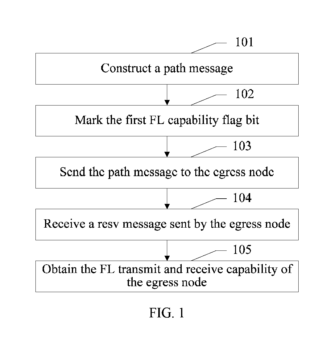 Flow label negotiation method, related device, and system
