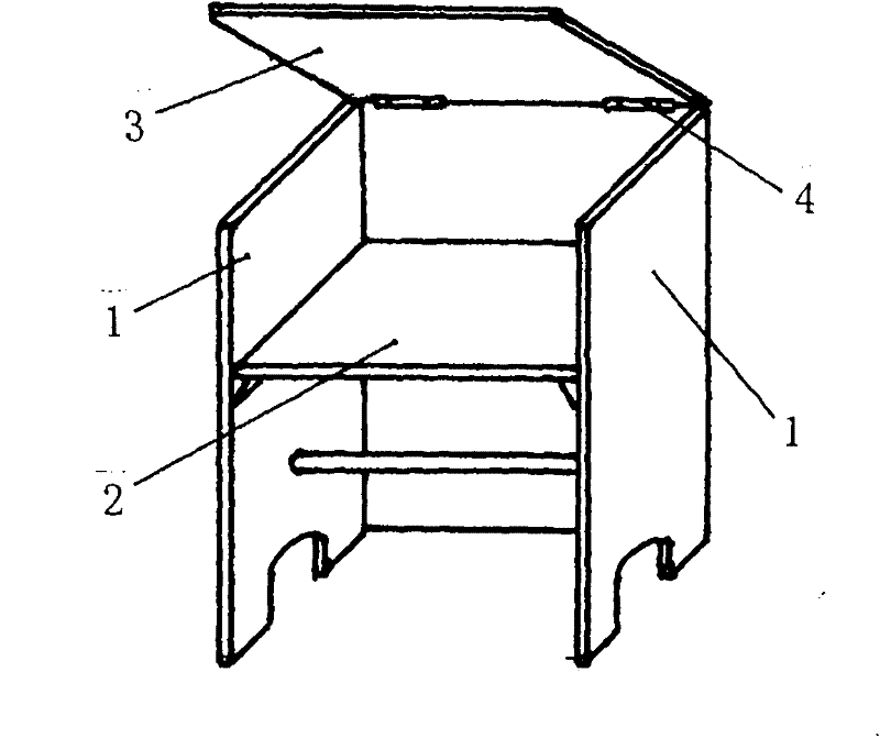 A dual-purpose table and chair