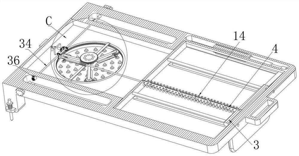 Patient limb supporting and nursing device for radiotherapy department