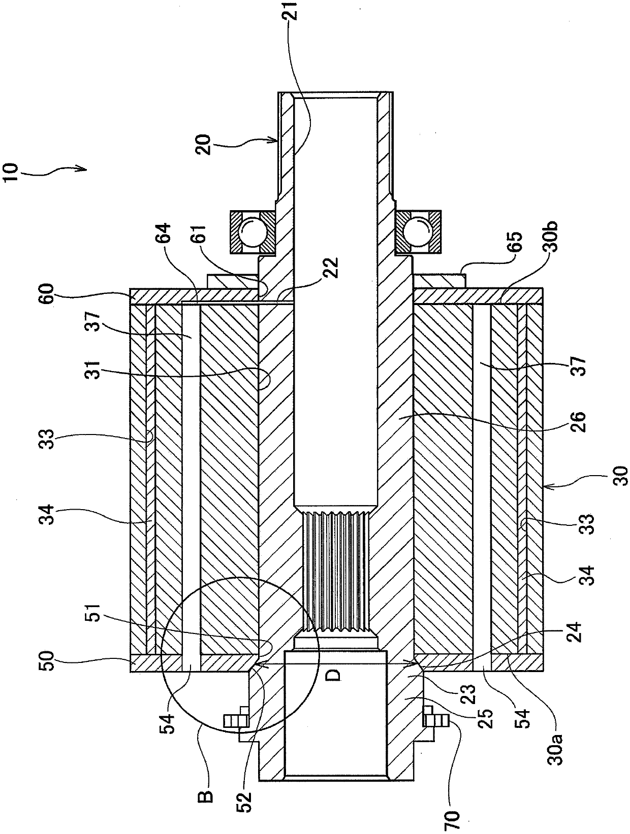 Rotor of rotating electrical machine