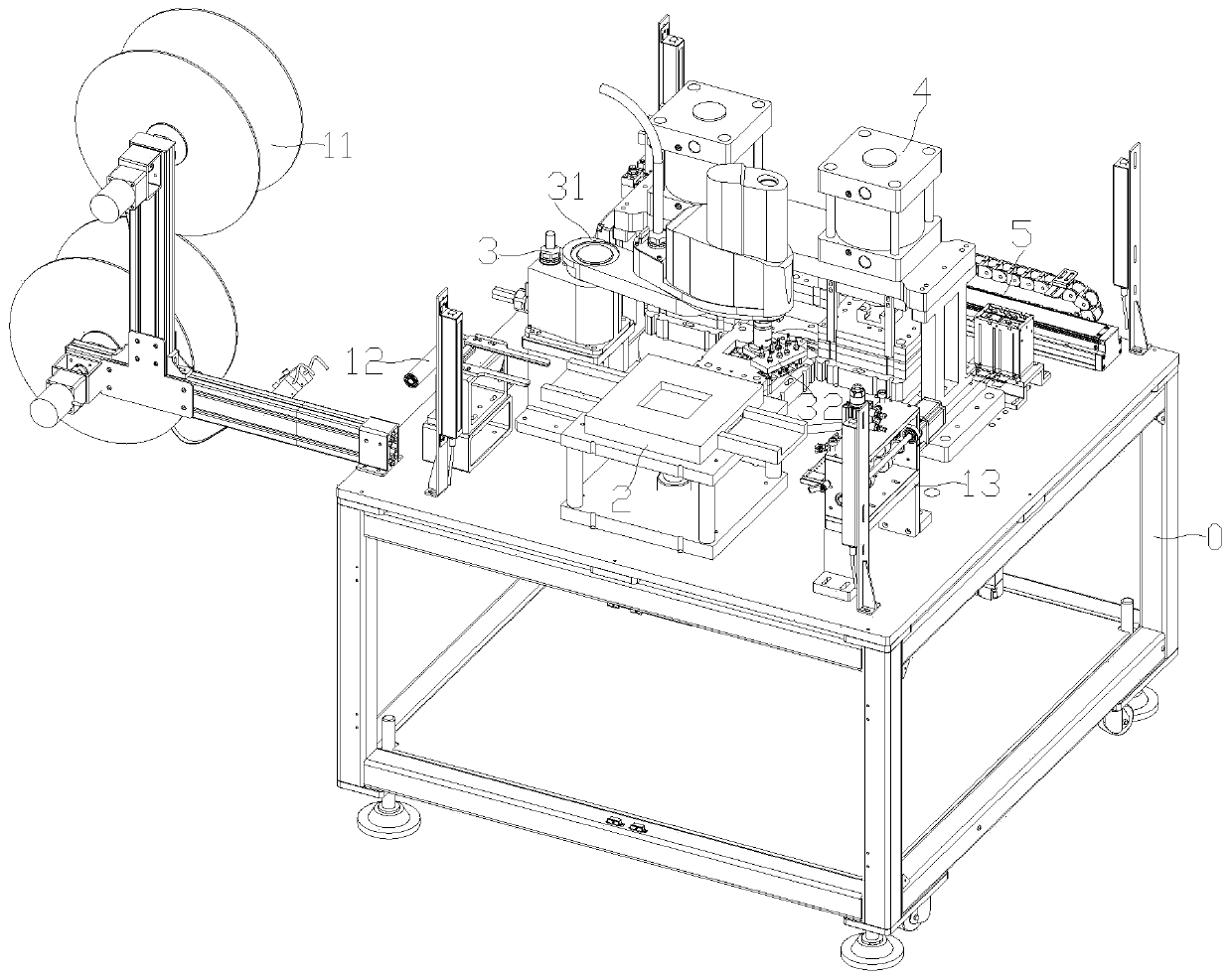 Automatic edge pressing equipment