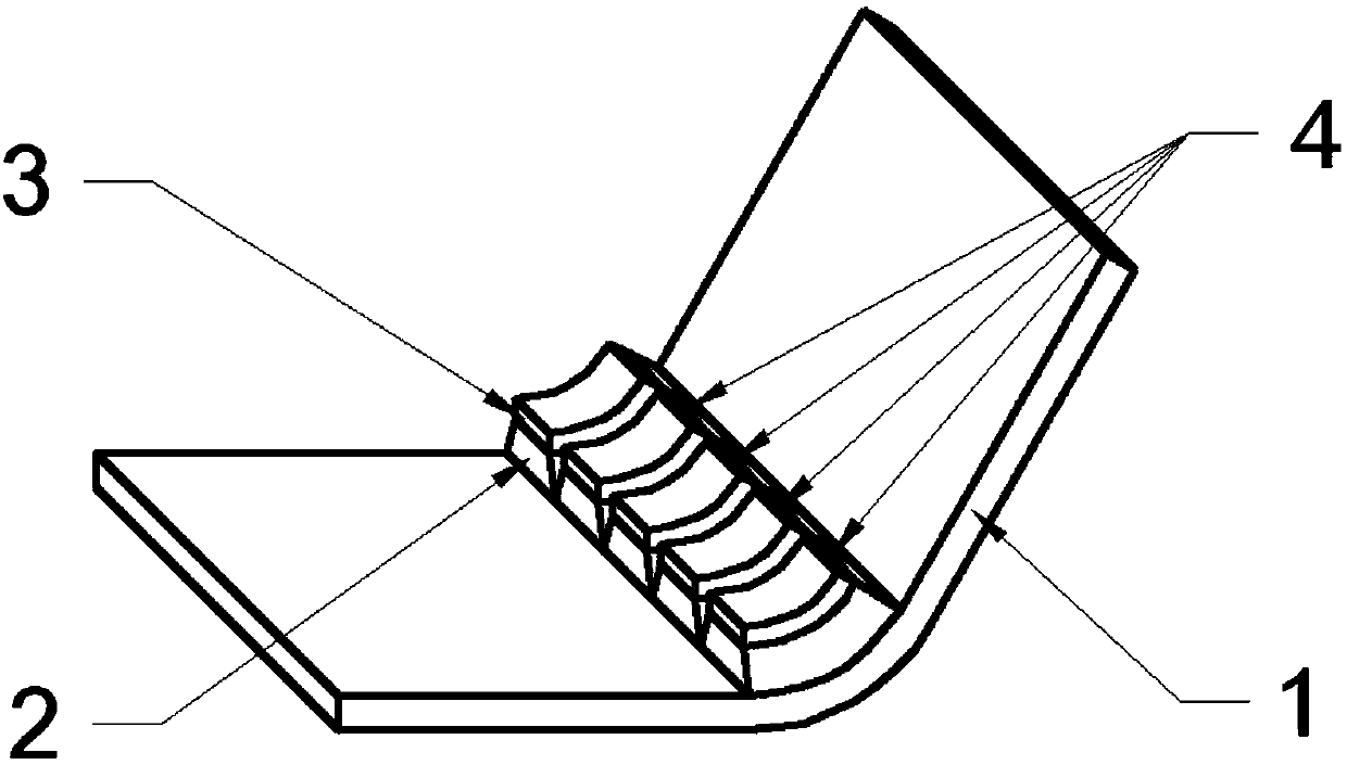 A thin film structure that folds automatically and directionally under thermal excitation