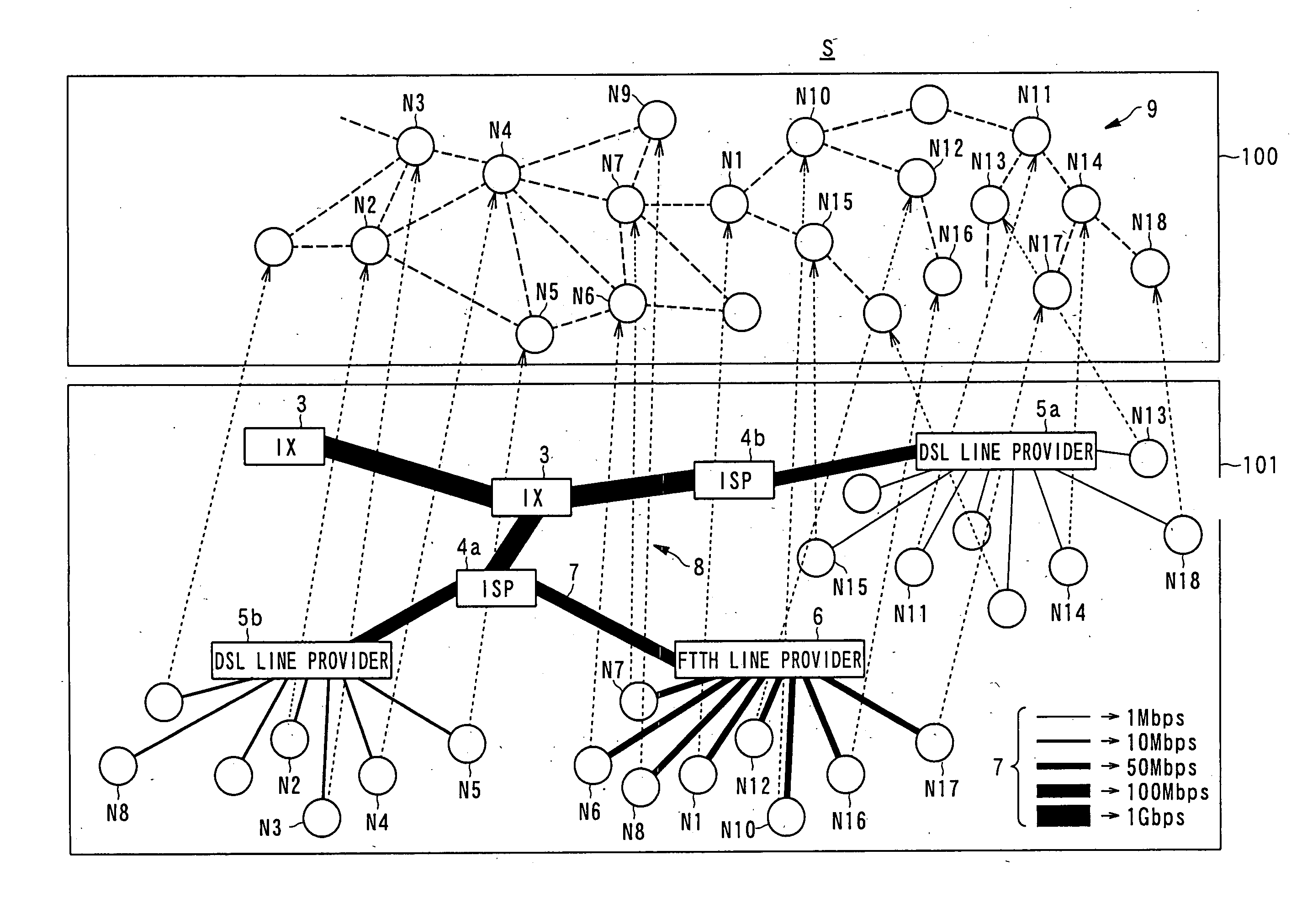 Distributed contents storing system, copied data acquiring method, node device, and program processed in node