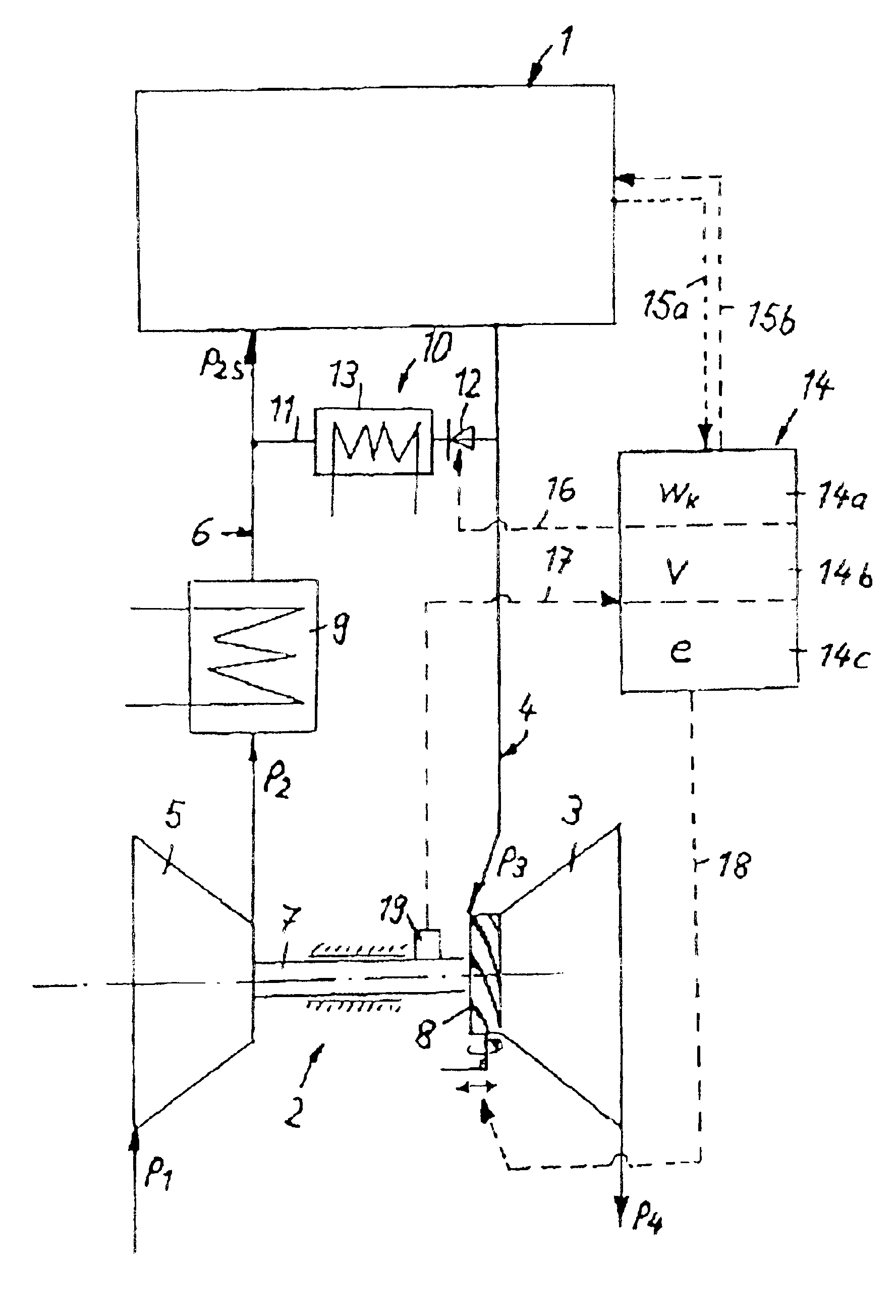 Method and appliance for diagnosis of an exhaust turbocharger for an internal combustion engine