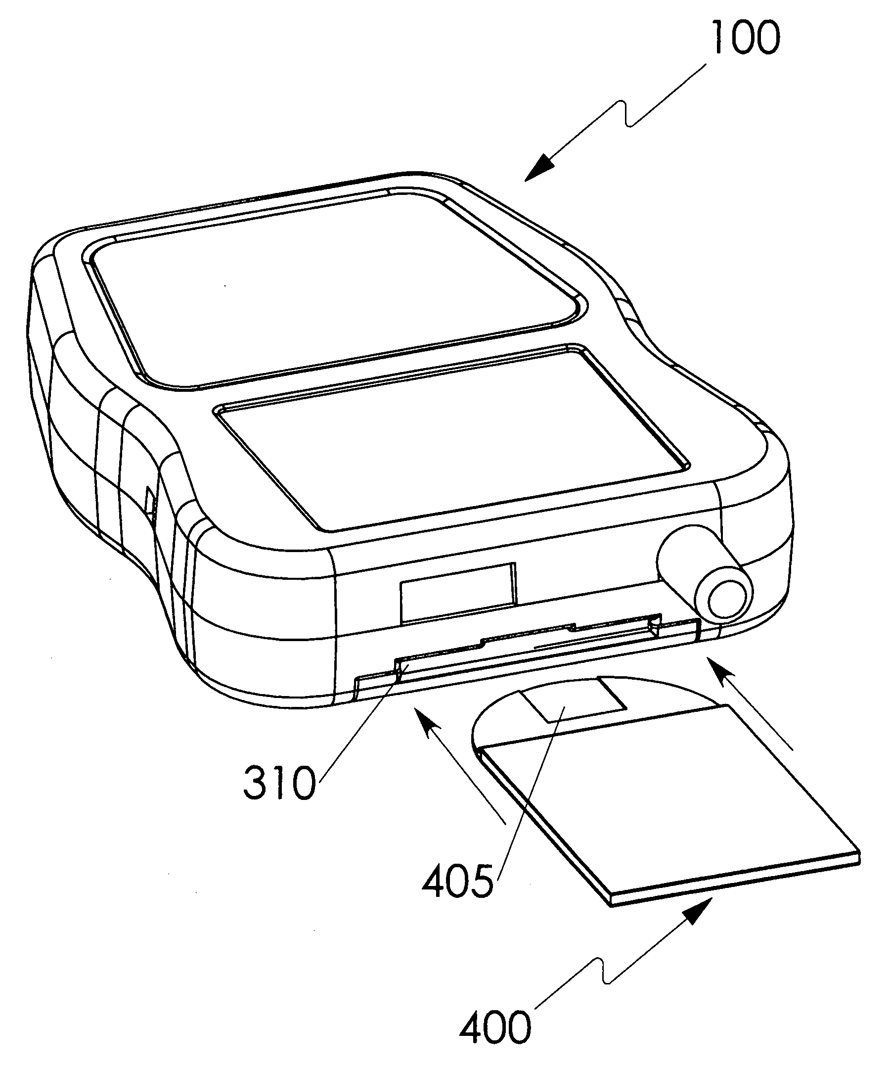 Method for detection of chemicals on a surface