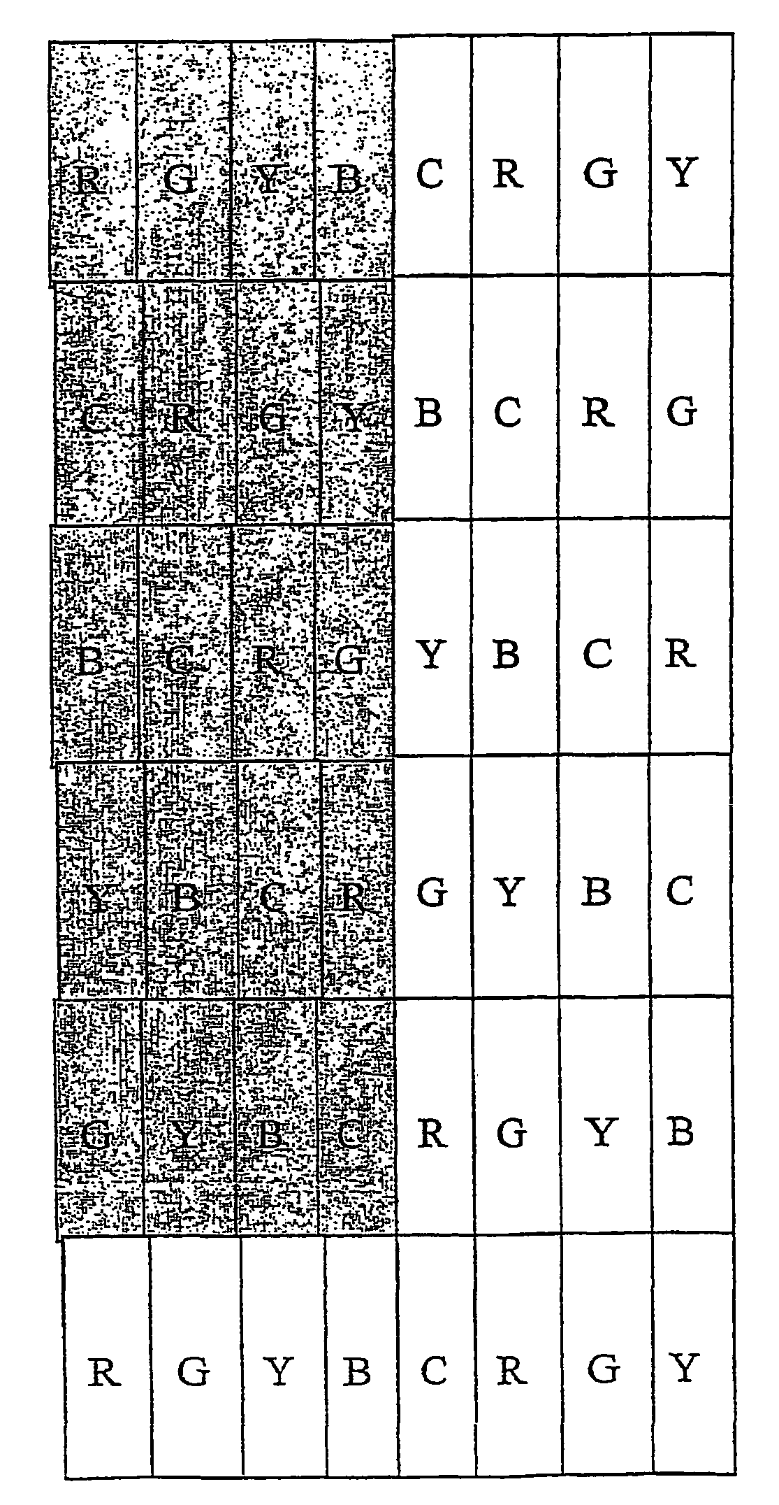 Device, system and method for color display