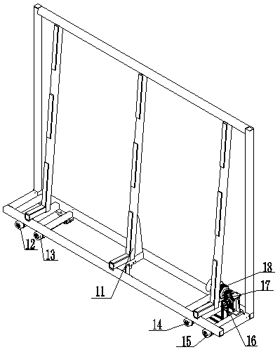 Glass warehousing device and glass transportation method based on optional cutting