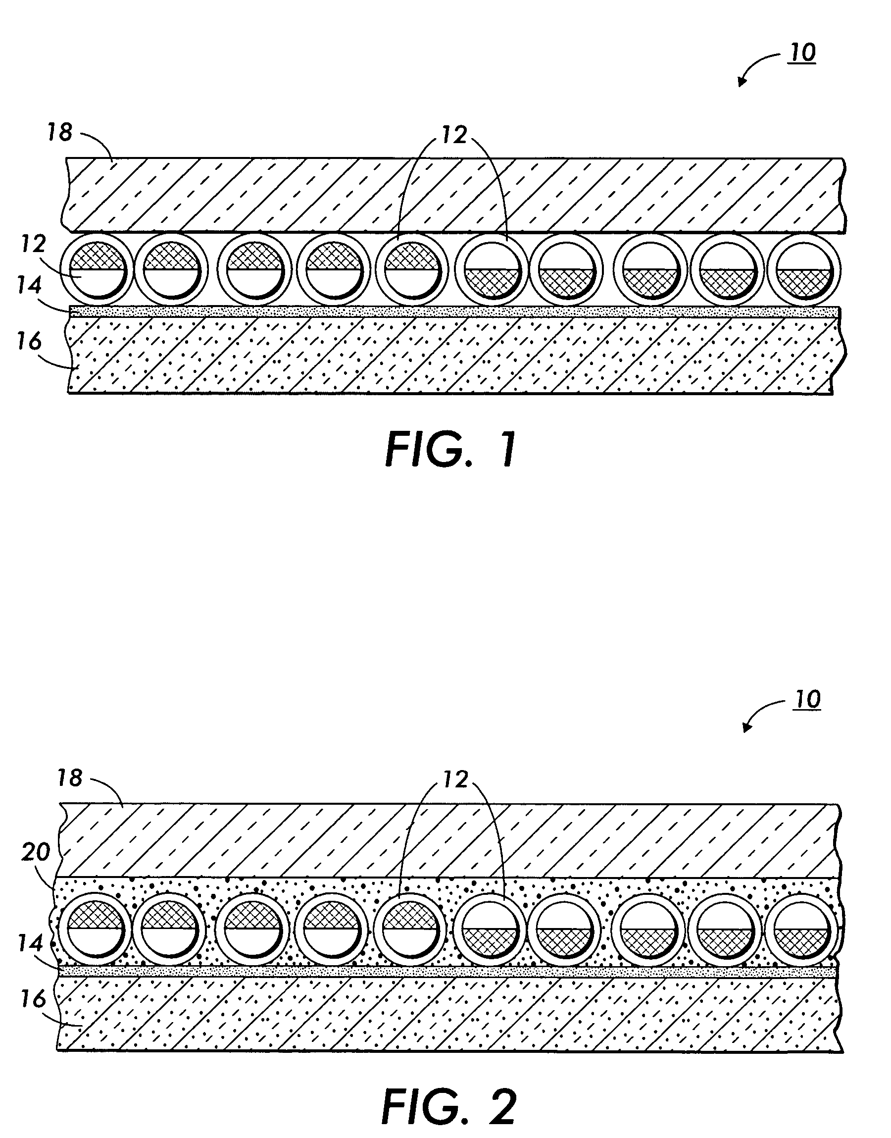 Contrast enhancement in multichromal display by incorporating a highly absorptive layer