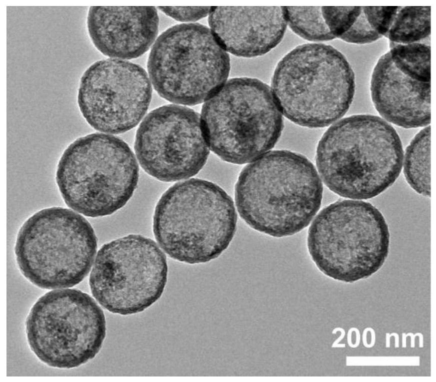 Polyelectrolyte hybrid hollow silica nanoparticles and its preparation method and application