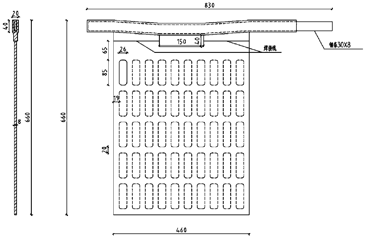 Manufacturing method of electrolytic manganese metal alloy lead-plastic composite anode