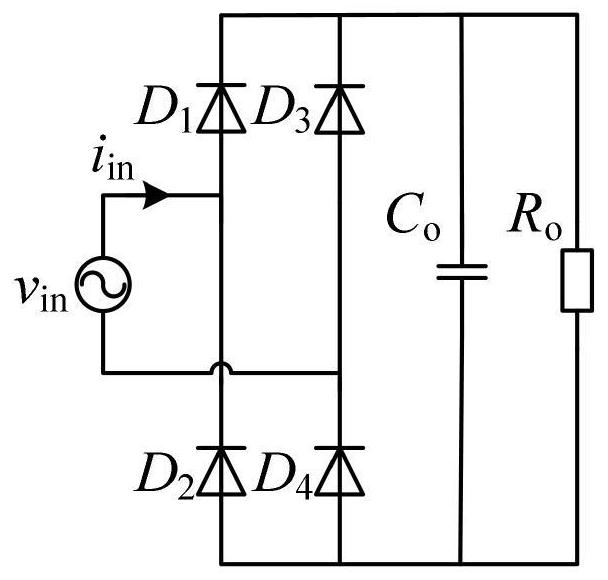 A rectifier for power factor correction at the receiving end of a wireless power transmission system