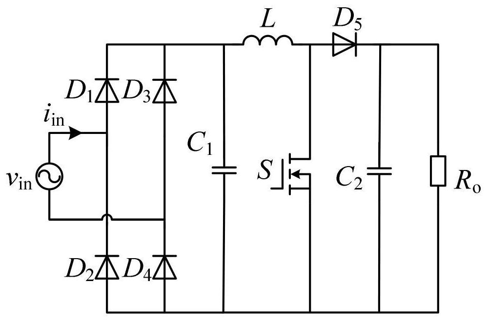 A rectifier for power factor correction at the receiving end of a wireless power transmission system