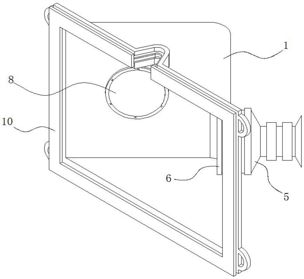 Intelligent mask capable of realizing efficient detection of PM2.5