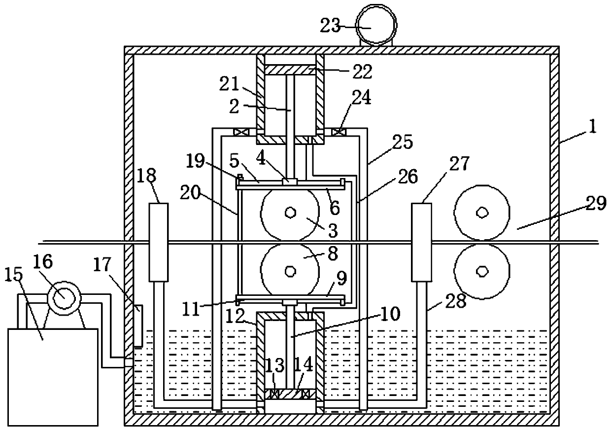 Humidification device for wet tissue production, and application method thereof