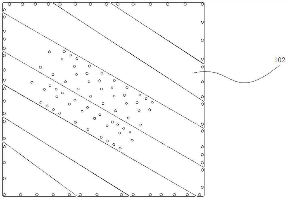 Coal rock three-dimensional strain field visualization system and method under complex geological structure