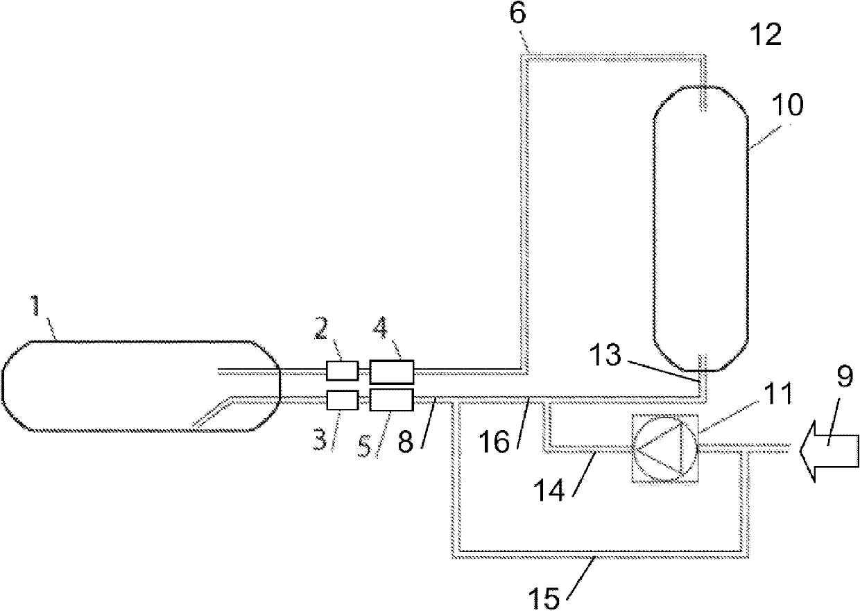 Method and filling installation for filling a hydrogen gas into a vessel